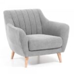 fauteuil gris clair