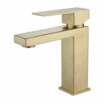 Robinet Mitigeur Lavabo Salle de Bain doré